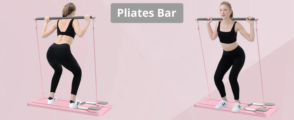 Multifunction Pilates Board Abdominal Board Resistance Bands Exercise Push-Ups Stands Fitness Plate Automatic Workout Exercise