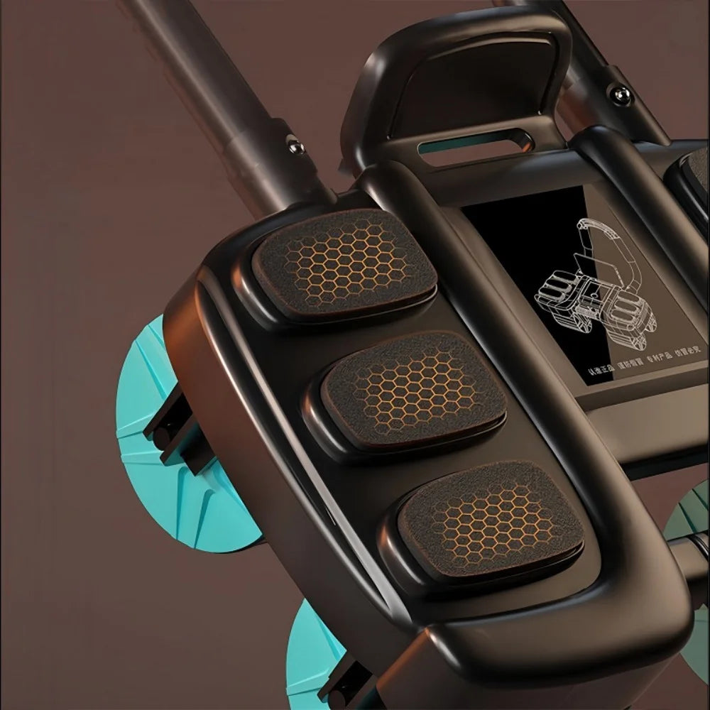 Abdominal Wheel Exerciser Six Elbow Design Slider Abdominal Workout Wheel Automatic Rebound Antislip Home Gym Fitness Equipment